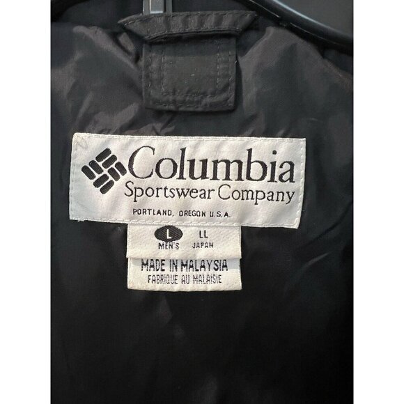 Vintage Mens Columbia Jacket Size L Bugaboo Windbreaker Red/Black/Gray Coat - Picture 2 of 13